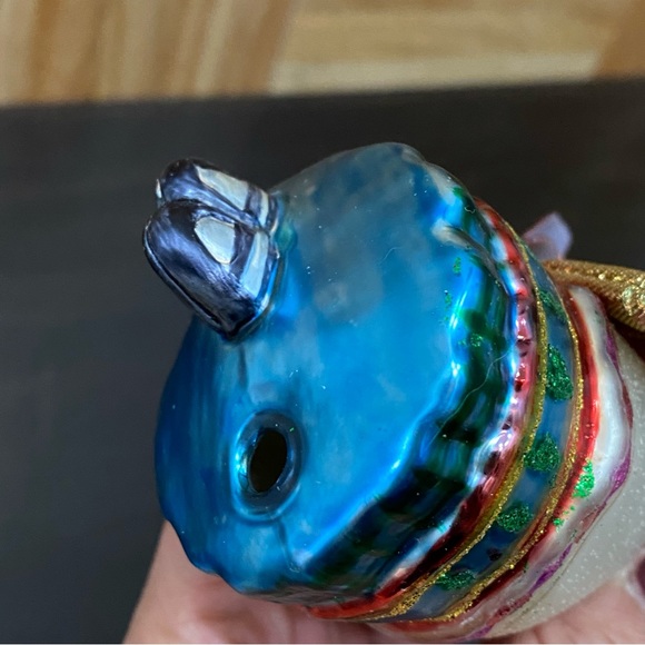 Vintage Handblown Mercury Glass Angel Christmas Holiday Ornament - Picture 12 of 12